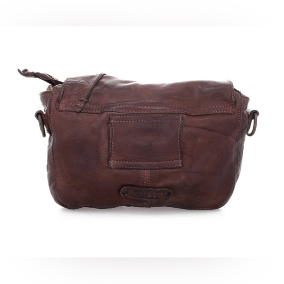 NWT Bed Stu Buffy Small Women’s Leather Crossbody Purse Teak Dip Dye - Picture 3 of 16